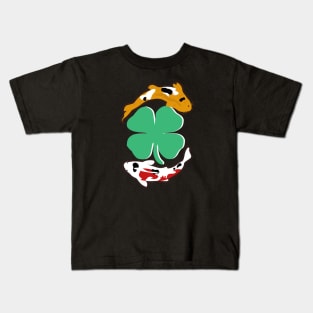 koi fish retro st patricks day tee Kids T-Shirt